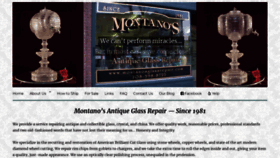 What Montanosglassrepair.com website looked like in 2020 (3 years ago)