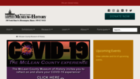 What Mchistory.org website looked like in 2020 (3 years ago)