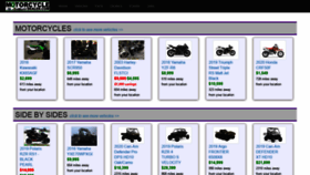 What Motorcycleinventory.com website looked like in 2020 (3 years ago)