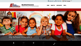 What Myschoolinsurance.com website looked like in 2020 (3 years ago)
