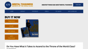 What Mentaltoughnesssecrets.com website looked like in 2020 (3 years ago)
