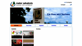 What Mater-salvatoris.at website looked like in 2020 (3 years ago)