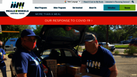 What Mealsonwheelscentraltexas.org website looked like in 2020 (3 years ago)