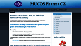 What Mucos.cz website looked like in 2020 (3 years ago)