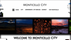 What Monticelloutah.org website looked like in 2020 (3 years ago)