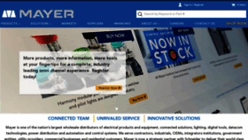 What Mayerelectric.com website looked like in 2020 (3 years ago)
