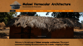 What Malawiarchitecture.com website looked like in 2020 (3 years ago)