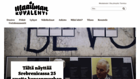 What Maailmankuvalehti.fi website looked like in 2020 (3 years ago)