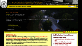What Maandparailroad.com website looked like in 2020 (3 years ago)