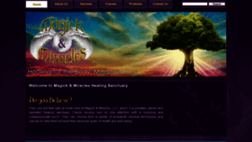 What Magickandmiracles.org website looked like in 2020 (3 years ago)