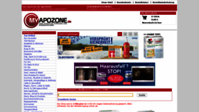 What My-apozone.de website looked like in 2020 (3 years ago)