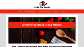 What Makethebread.com website looked like in 2020 (3 years ago)
