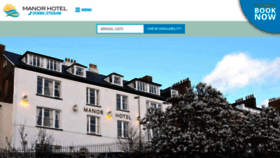 What Manorexmouth.co.uk website looked like in 2020 (5 years ago)