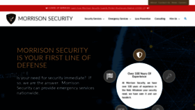 What Morrisonsecurity.com website looked like in 2020 (3 years ago)