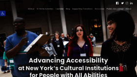 What Museumaccessconsortium.org website looked like in 2020 (4 years ago)