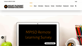 What Mpisd.net website looked like in 2020 (3 years ago)