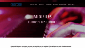 What Midimusic.de website looked like in 2020 (3 years ago)