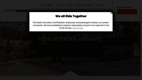 What Mtrwestern.com website looked like in 2020 (3 years ago)