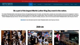 What Mlkdayofservice.org website looked like in 2020 (3 years ago)