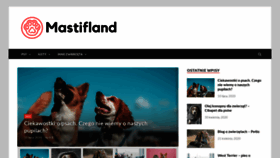 What Mastifland.pl website looked like in 2020 (3 years ago)