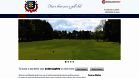 What Morpethgolf.co.uk website looked like in 2020 (3 years ago)