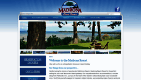 What Madrona-resort.com website looked like in 2020 (3 years ago)