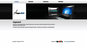 What Megaclickkft.com website looked like in 2020 (3 years ago)