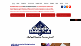 What Mobilemealsinc.org website looked like in 2020 (3 years ago)