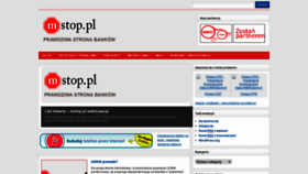 What Mstop.pl website looked like in 2020 (3 years ago)