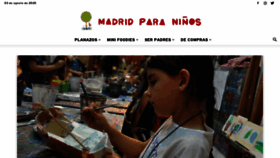What Madridparaninos.es website looked like in 2020 (3 years ago)