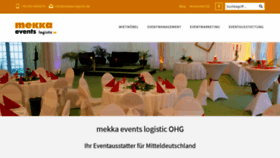 What Mekka-logistic.de website looked like in 2020 (3 years ago)