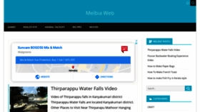 What Melbia.com website looked like in 2020 (3 years ago)
