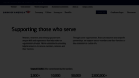 What Militarytransition.bankofamerica.com website looked like in 2020 (3 years ago)