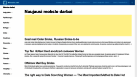 What Mokslas.net website looked like in 2020 (3 years ago)
