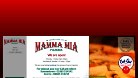 What Mammamiapizzeria.co.uk website looked like in 2020 (3 years ago)
