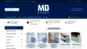What Mb-kovanie.sk website looked like in 2020 (3 years ago)