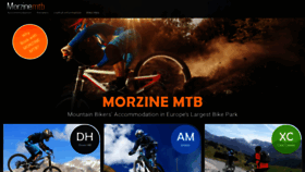 What Morzine-mtb.com website looked like in 2020 (3 years ago)