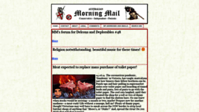 What Morningmail.org website looked like in 2020 (3 years ago)