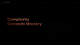 What Mastery.net website looked like in 2020 (3 years ago)