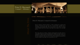 What Maynardlaw.com website looked like in 2020 (3 years ago)