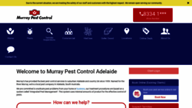 What Murraypestcontrol.com.au website looked like in 2020 (3 years ago)