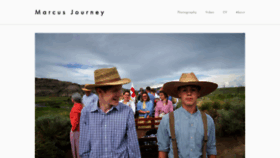 What Marcusjourney.com website looked like in 2020 (3 years ago)