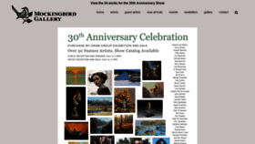 What Mockingbird-gallery.com website looked like in 2020 (3 years ago)