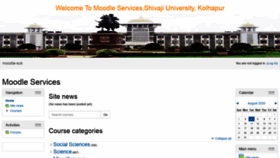 What Moodle.unishivaji.ac.in website looked like in 2020 (3 years ago)
