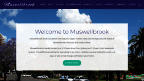 What Muswellbrook.org.au website looked like in 2020 (3 years ago)