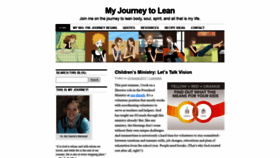 What Myjourneytolean.com website looked like in 2020 (3 years ago)