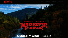 What Madriverbrewing.com website looked like in 2020 (3 years ago)