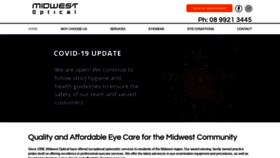 What Midwestoptical.com.au website looked like in 2020 (3 years ago)