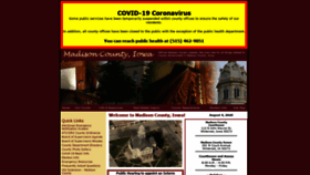 What Madisoncoia.us website looked like in 2020 (3 years ago)