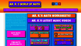 What Mathstory.com website looked like in 2020 (3 years ago)